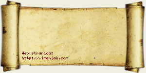 Andjelina Trumić vizit kartica